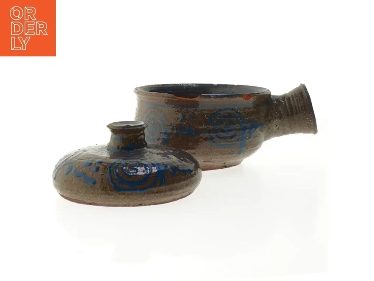 Billede 3 - Keramisk kande med låg (str. Ø 15 cm) (DVD)