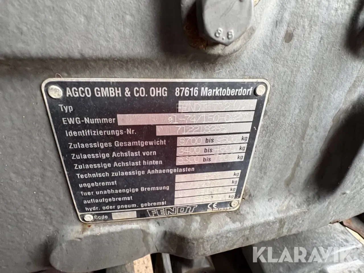 Billede 11 - Traktor Fendt 712 vario