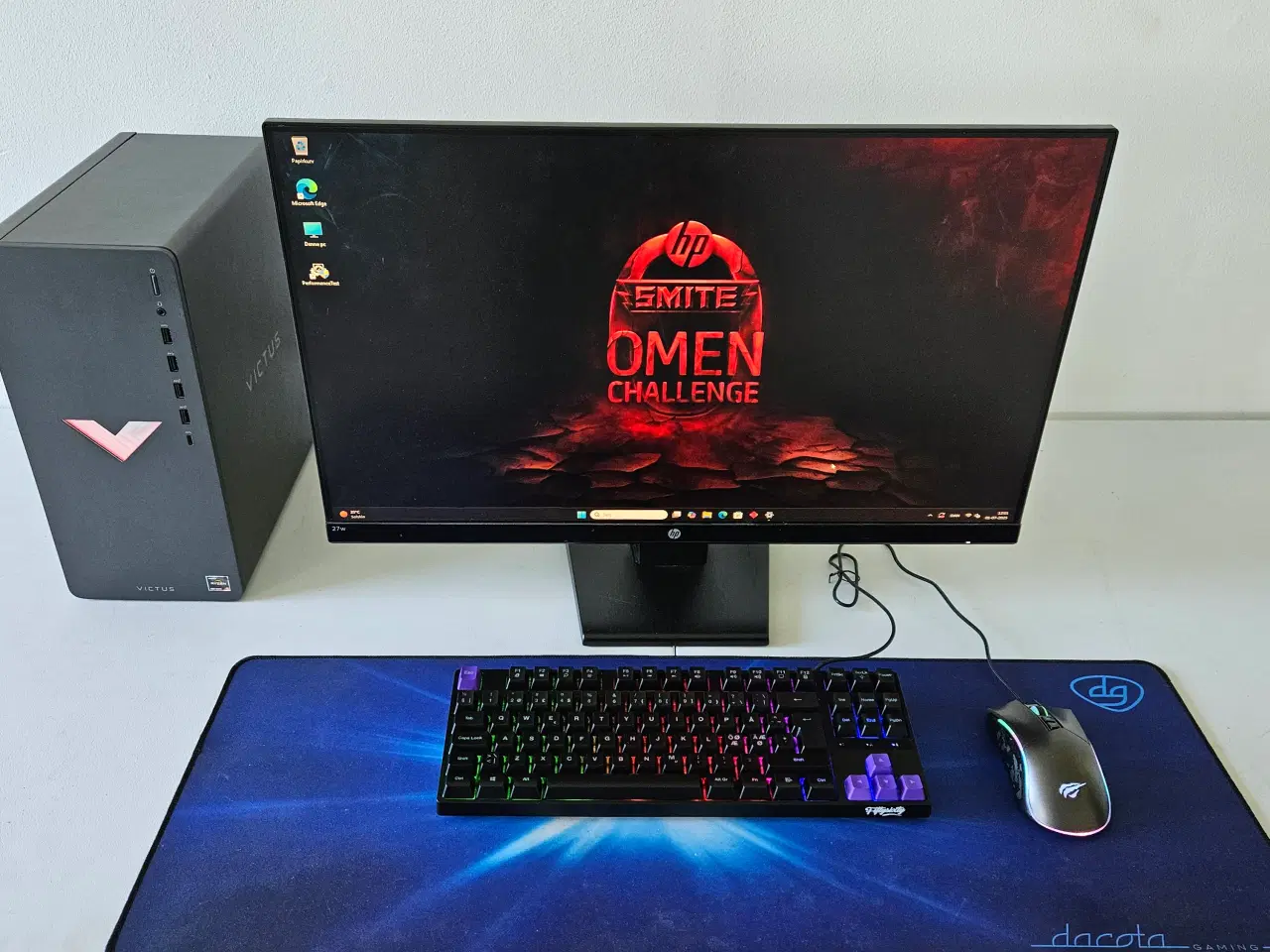Billede 7 - 1 år gl. HP Gamer Pc + 27" HD Skærm