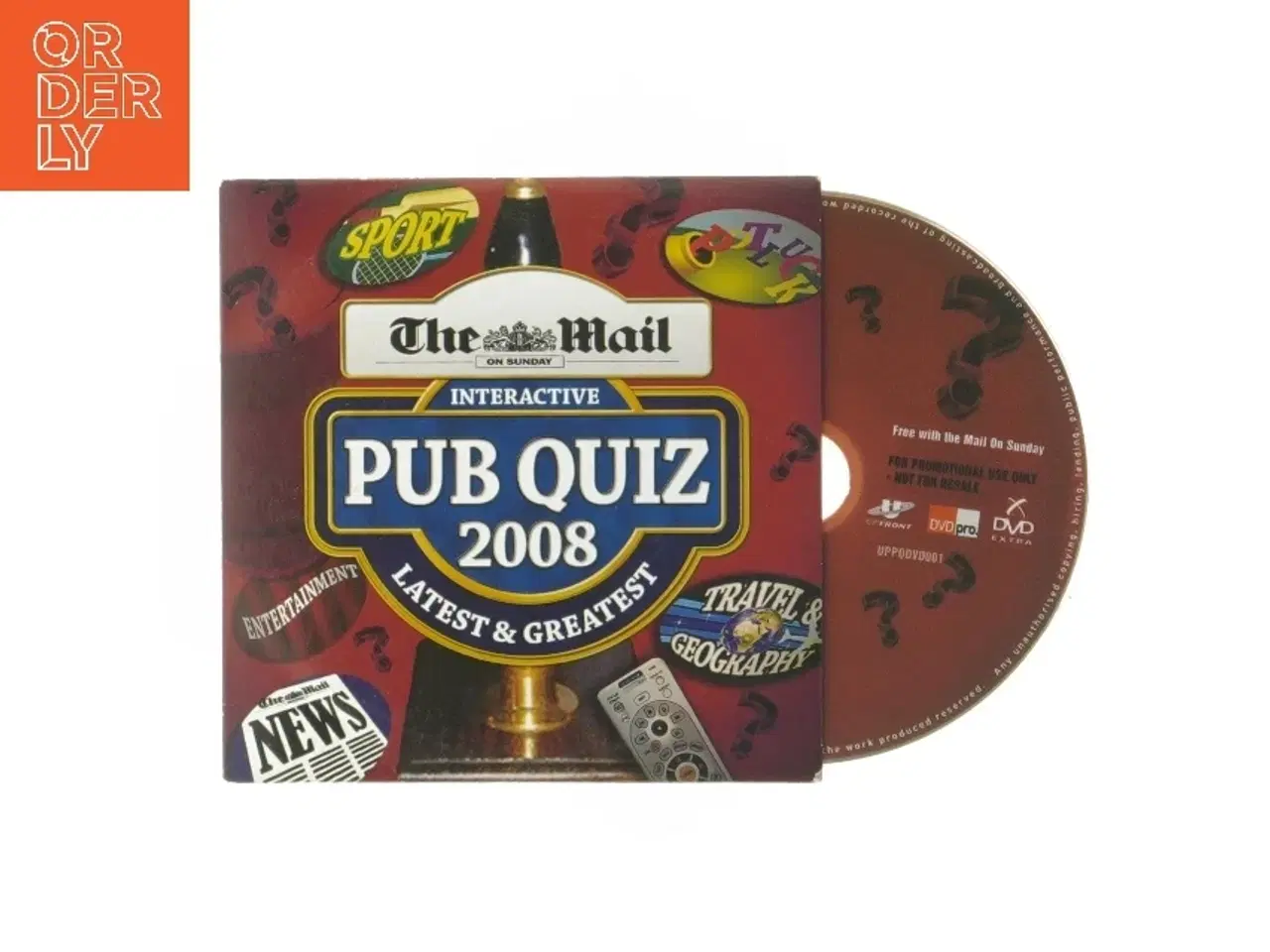 Billede 3 - Interactive Pub Quiz 2008 DVD (str. 12,5x12,5 cm)