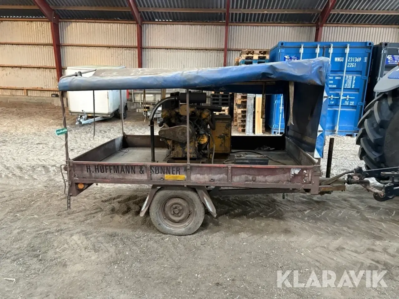 Billede 8 - Generatoranlæg med vogn Farymann Diesel