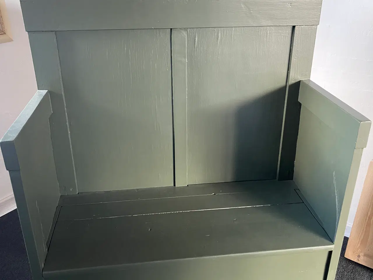 Billede 2 - Charmerende gammel entremøbel / bænk