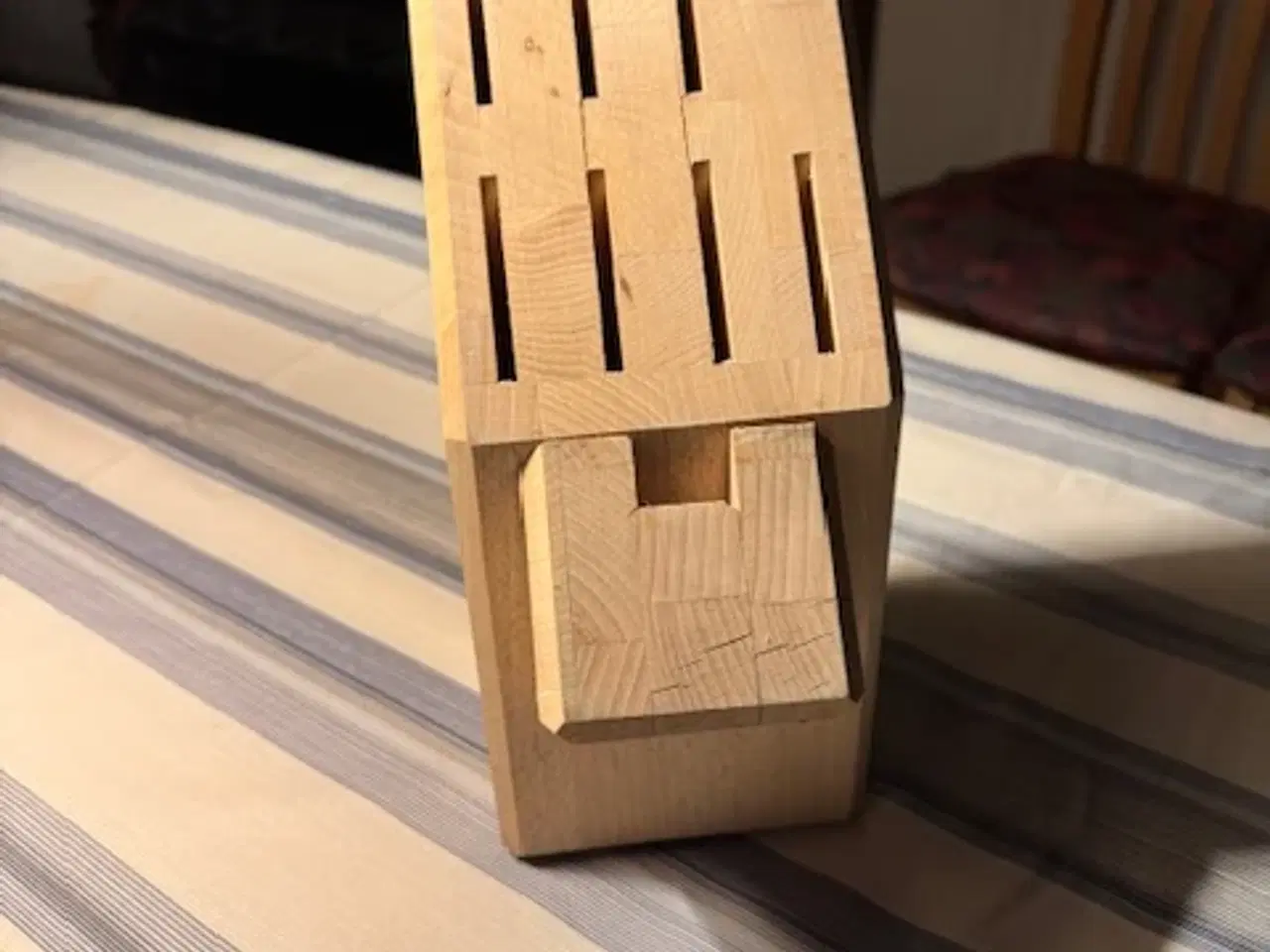 Billede 1 - Knivblok bøgetræ