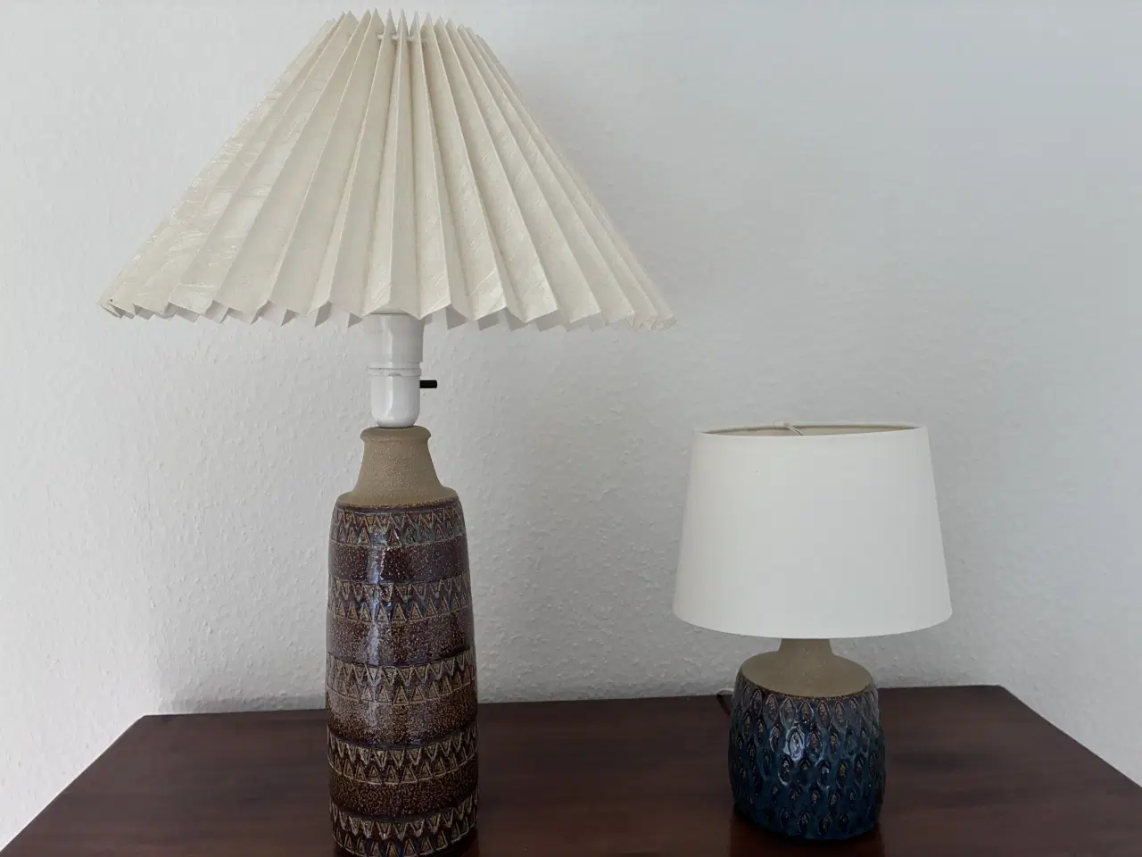 Billede 1 - Bordlamper fra Søholm Keramik