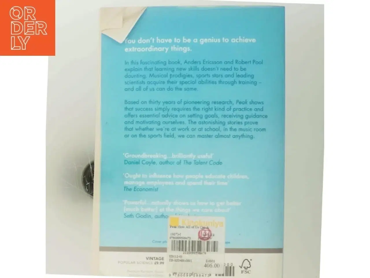 Billede 3 - Peak How all of us can achieve extraordinary things af Anders Ericsson (Bog)