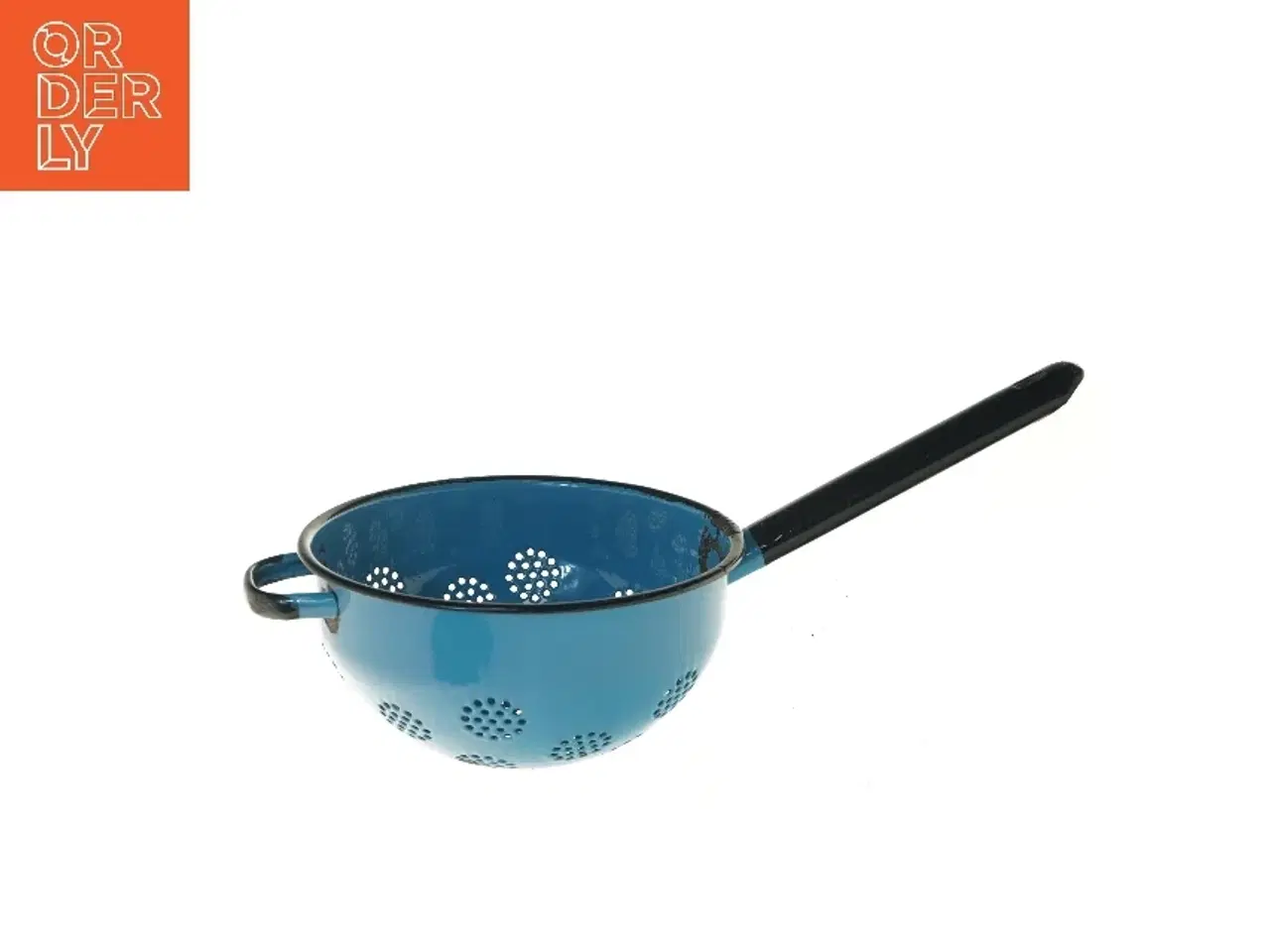 Billede 1 - Emaljeret dørslag med håndtag (str. Ø 21,5 cm)