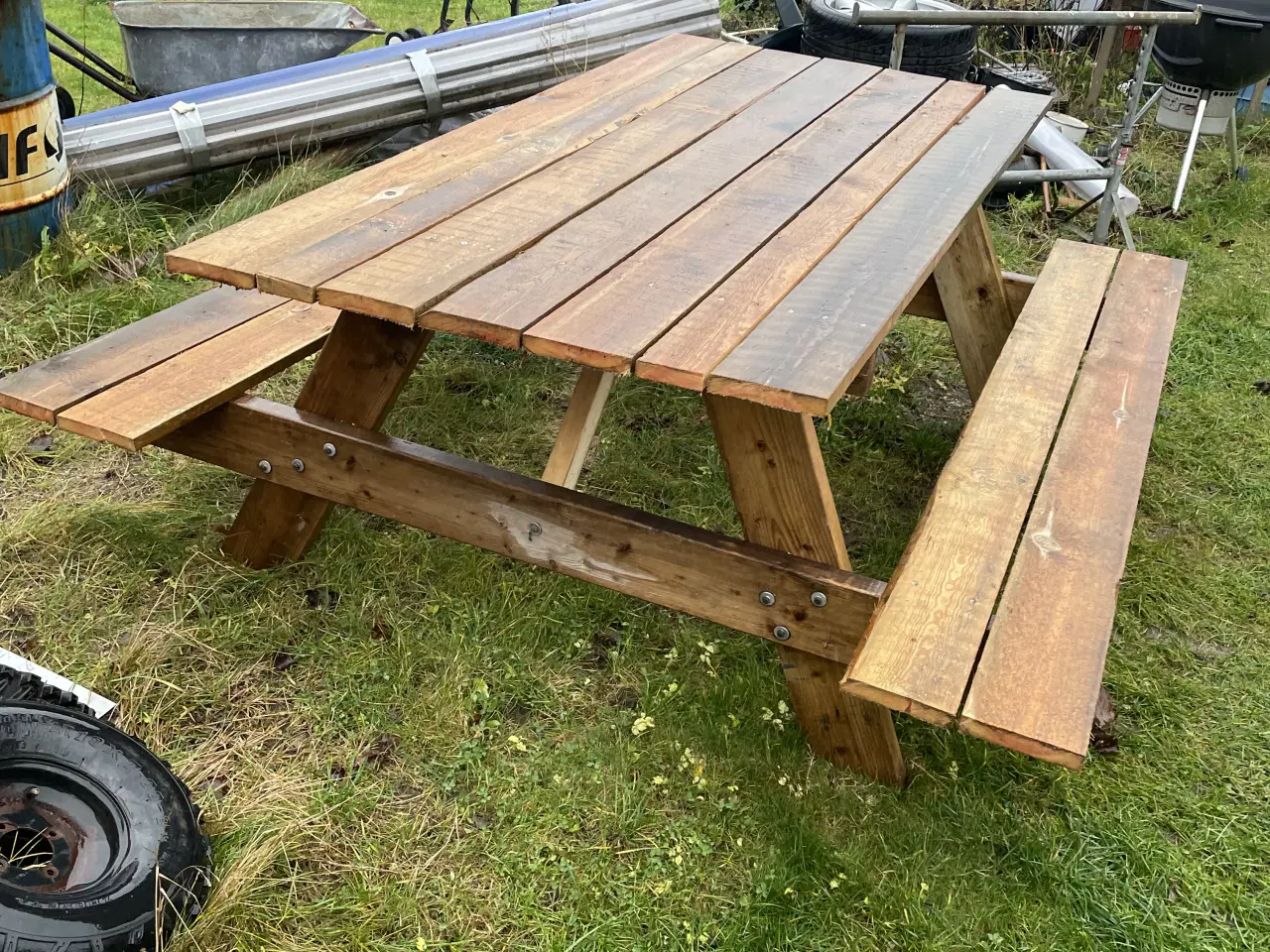 Billede 2 - Havebord med bænk