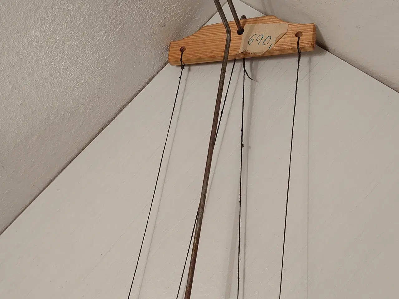 Billede 5 - Antik marionetdukke i gips, træ og stof.