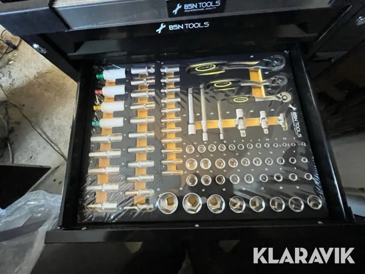 Billede 9 - Værktøjsskab Bsn Tools 262 styks værktøj
