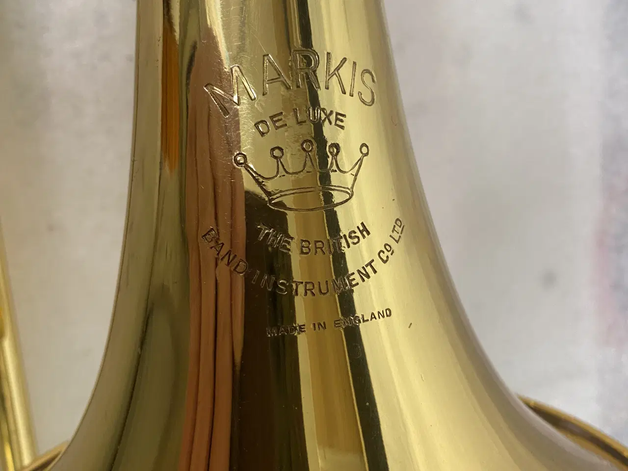 Billede 4 - Engelsk tenorbasun – Markis De Luxe (pæn stand)