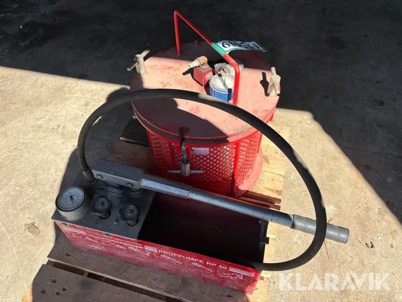 Billede 6 - Trykpumpe og spand Rothenberger RP 50-60