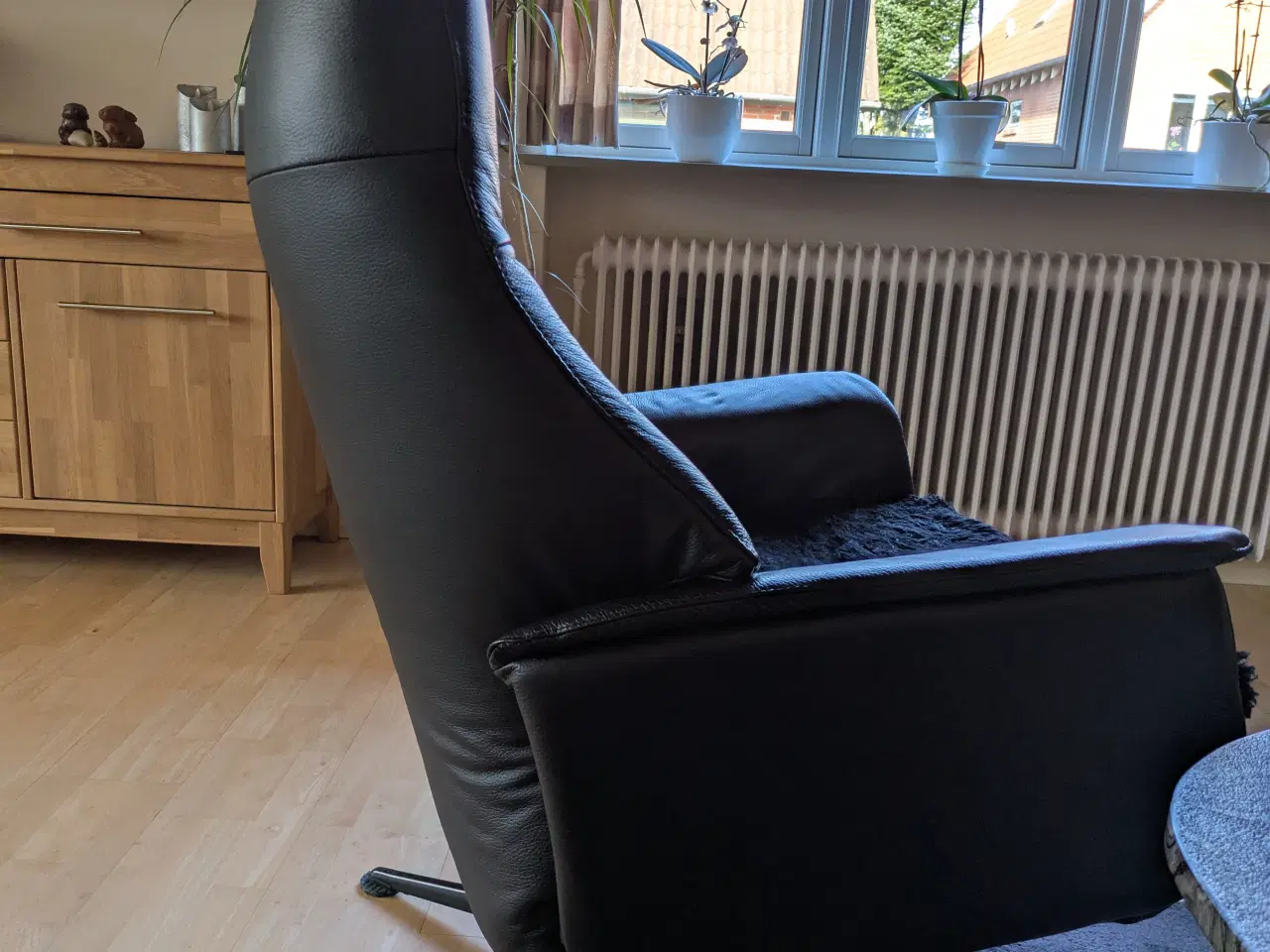 Billede 1 - Dreje/vippe, læder overalt