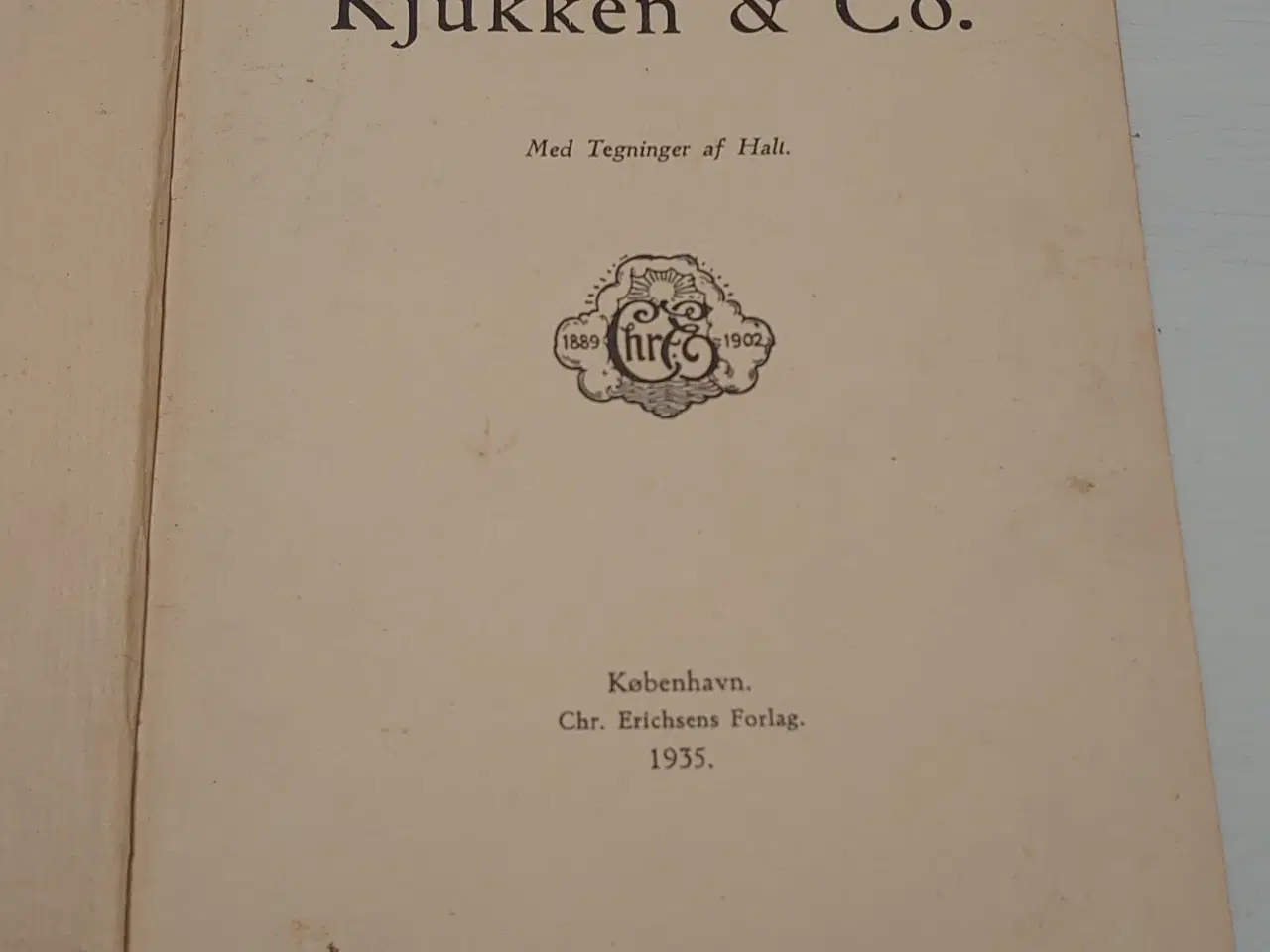 Billede 3 - Espen Ask: Kjukken og Co. ill. Hall. 1.udg. 1935