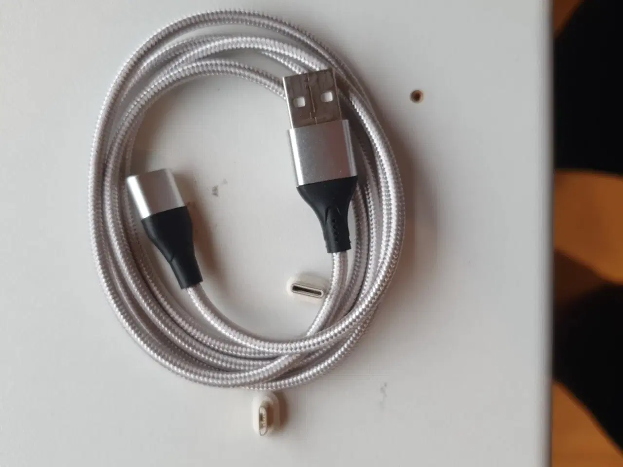 Billede 2 - Magnetisk opladningskabel USB-C og Micro USB 