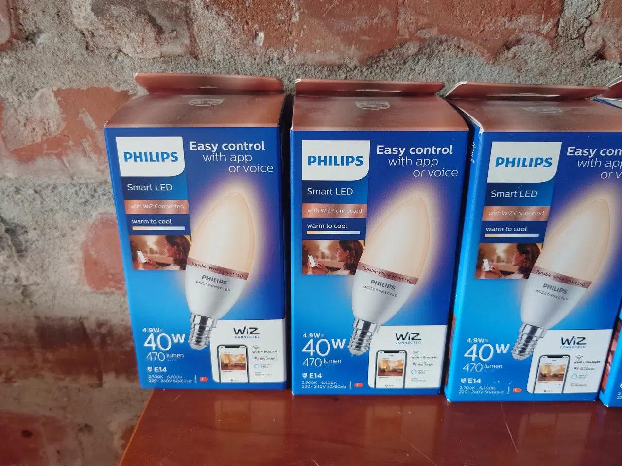 Billede 3 - Philips HUE med 6 stk nye WIC spare pære 