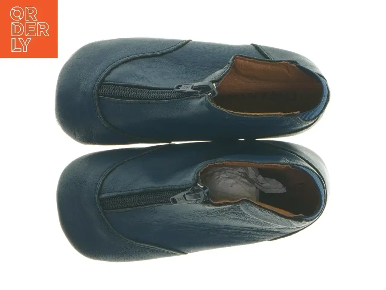 Billede 8 - Blå børne hjemmesko med lynlås fra EN FANT (str. 26 )