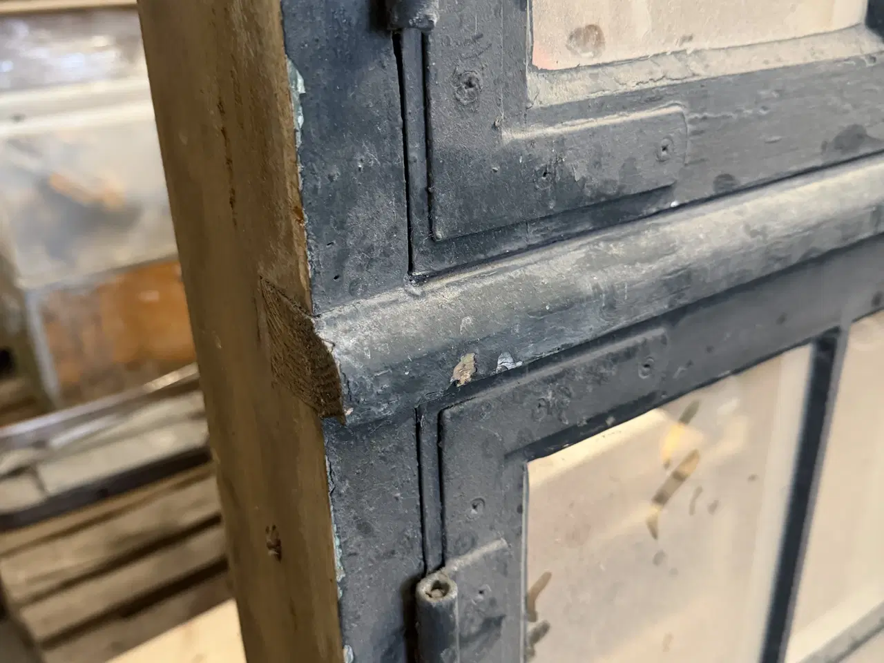 Billede 3 - Sprossede vinduesparti i portrætbog/hvid