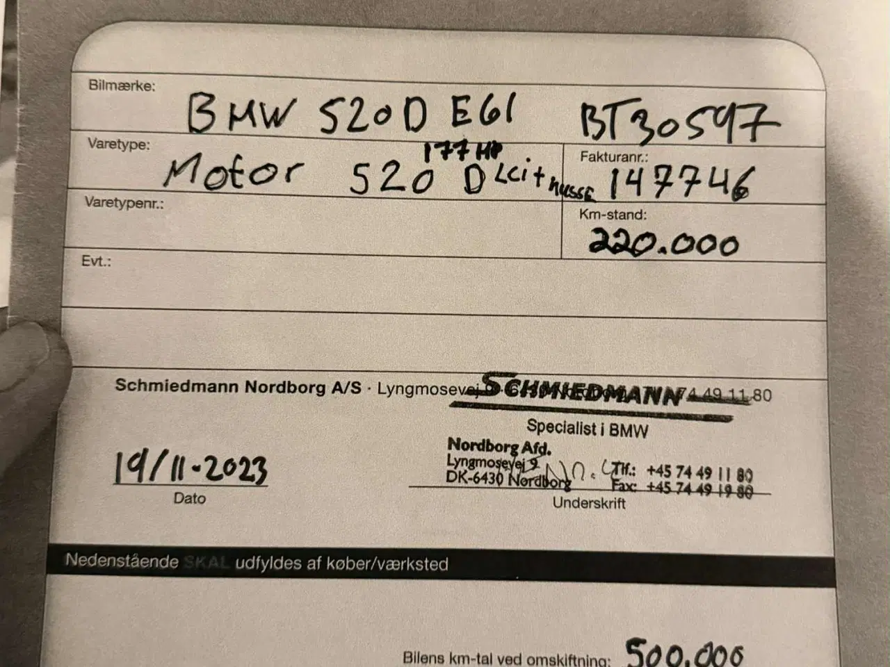 Billede 10 - Nysynet 1,12,2025 Ny motor + gearkasse 