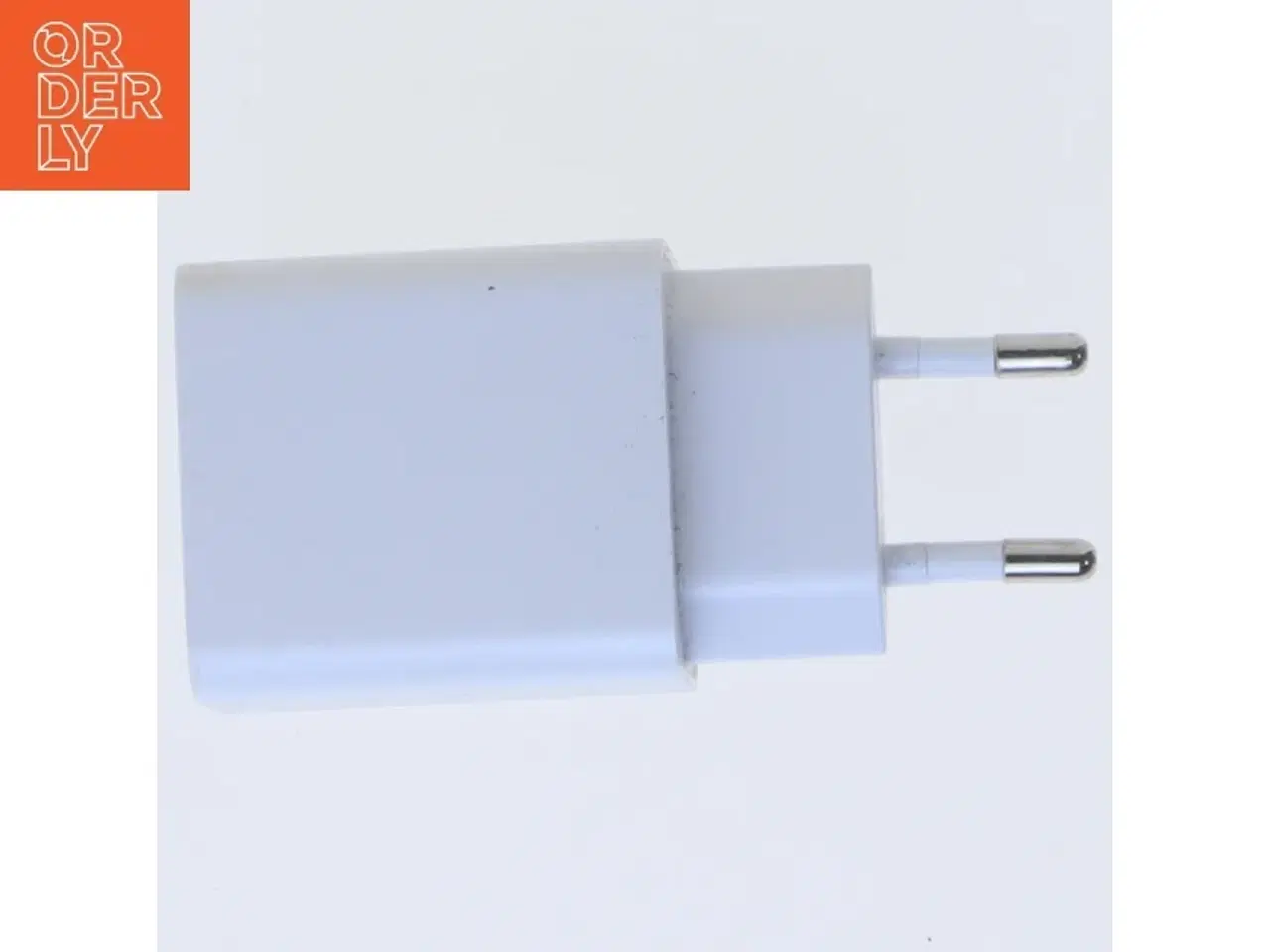 Billede 2 - Hvid USB-oplader (str. 8x4 cm)