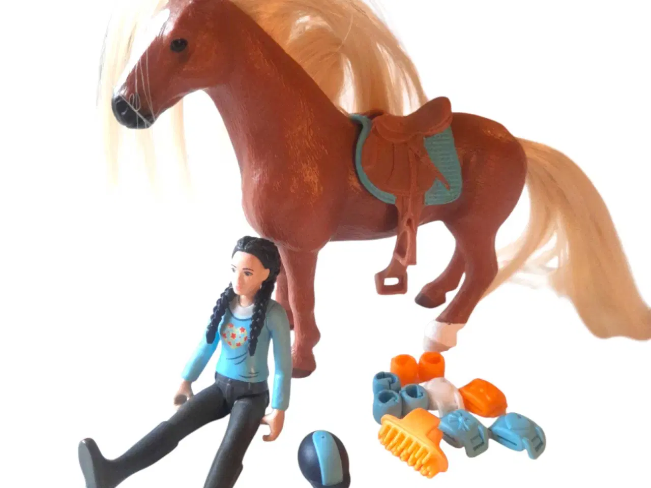 Billede 2 - Schleich sæt med hest og rytter