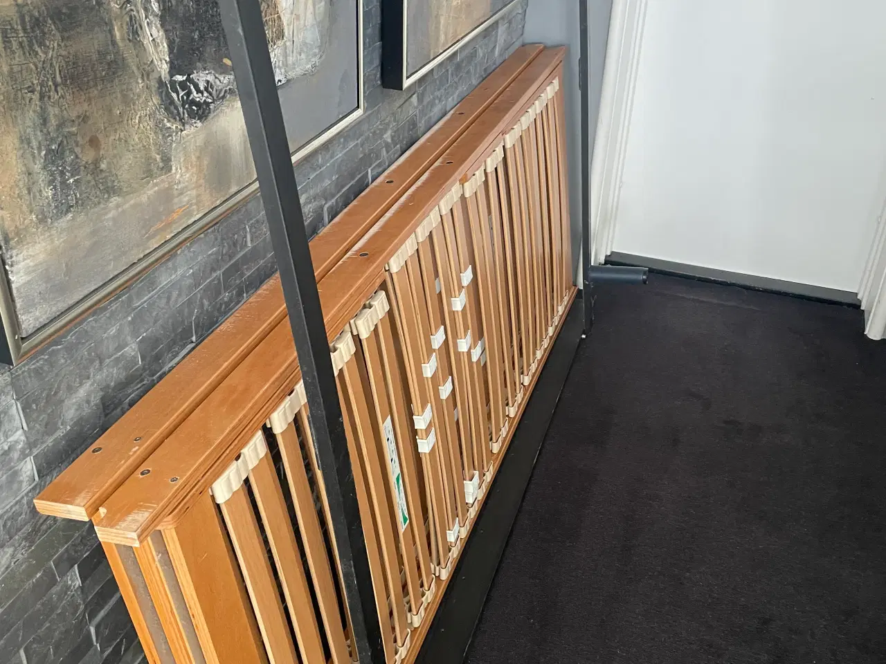 Billede 1 - Dobbelt. sengeramme med senge bund e og madrasser