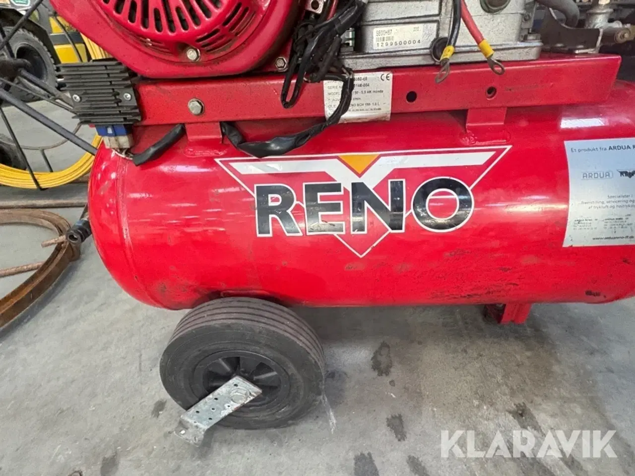 Billede 9 - Kompressor med Honda motor Reno Honda GX160