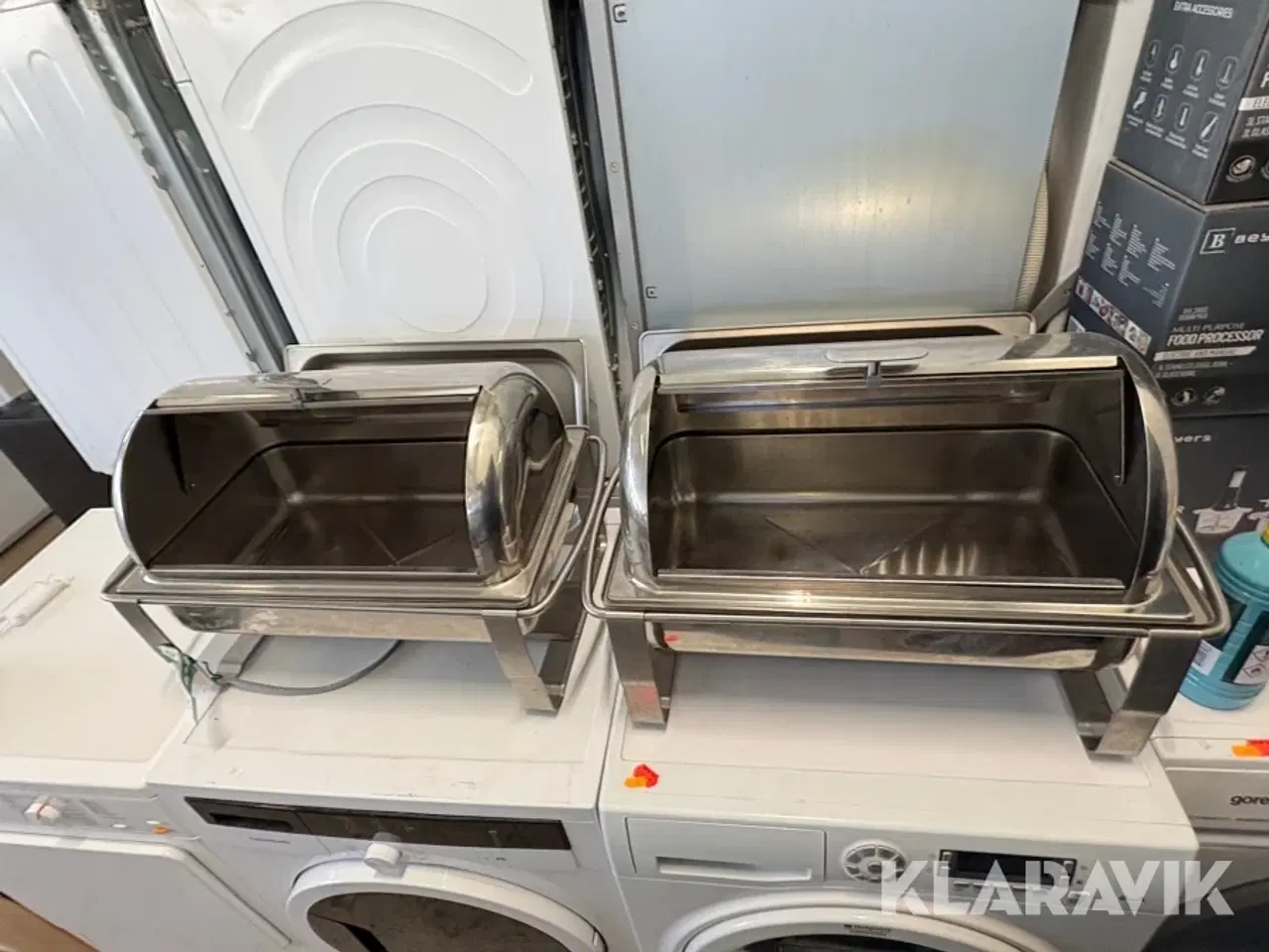 Billede 2 - Stålbeholdere til opbevaring/varmning APS 2 styk