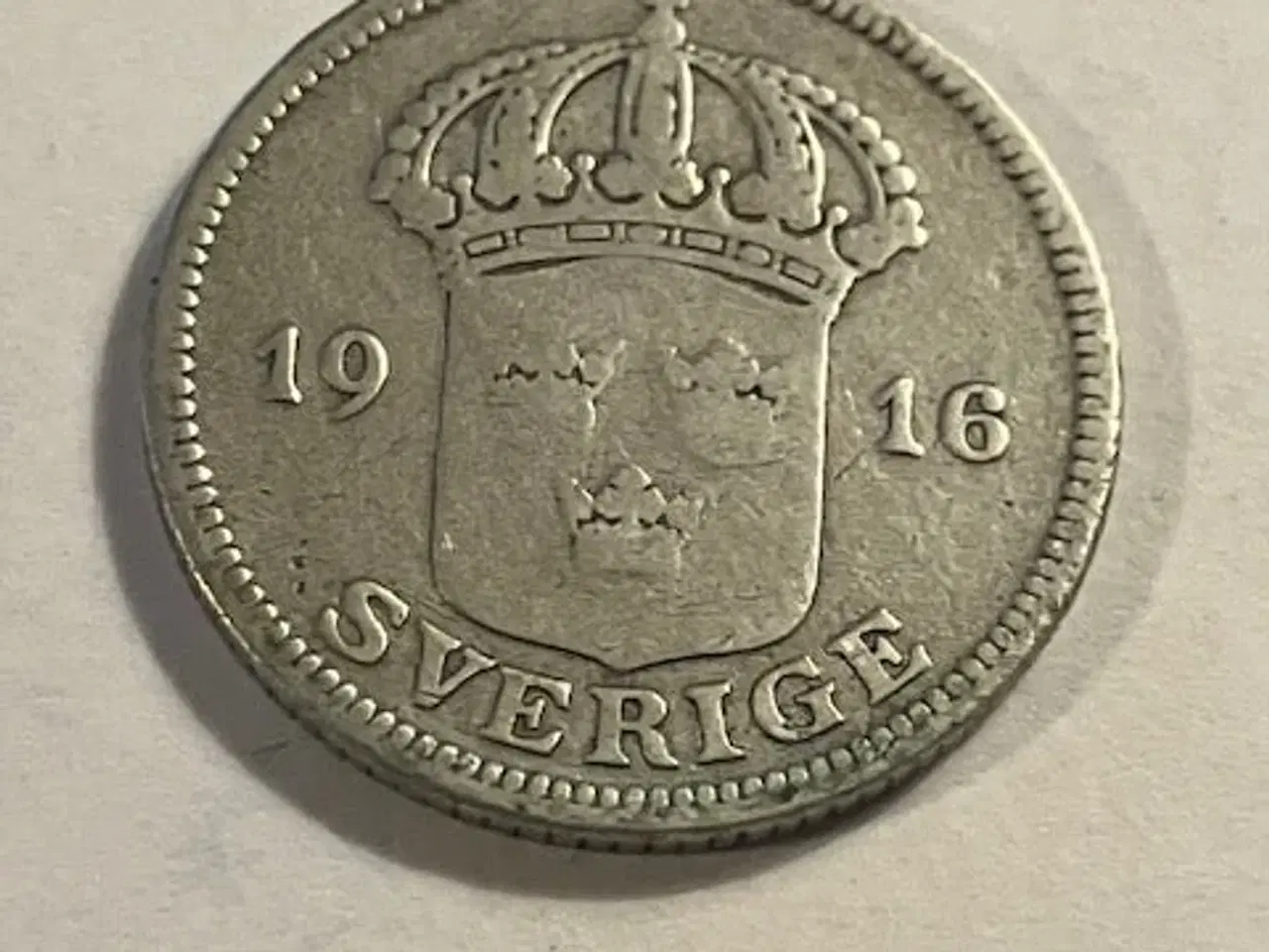 Billede 2 - 50 øre 1916 Sverige