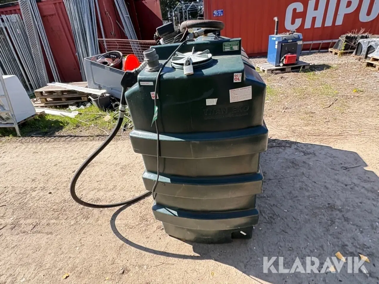 Billede 6 - Dieseltank med pumpe Kingspan 1225 liters