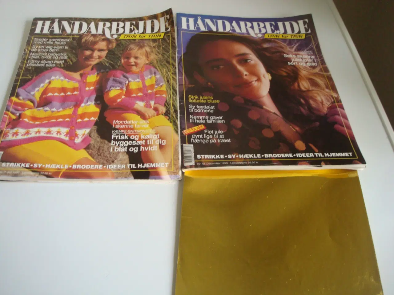 Billede 1 - Håndarbejde trin for trin nr. 7 og 12 1990