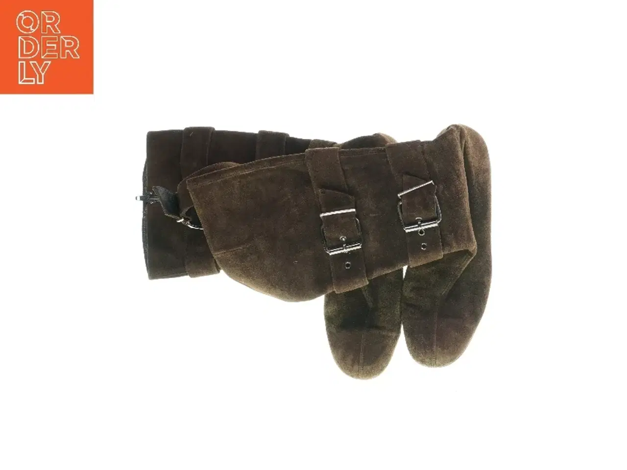 Billede 3 - Høje støvler i ruskind (str. 39) (str. 39)