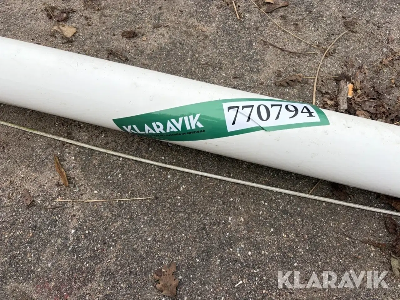 Billede 10 - Flagstænger med beton blok fod 2 styk