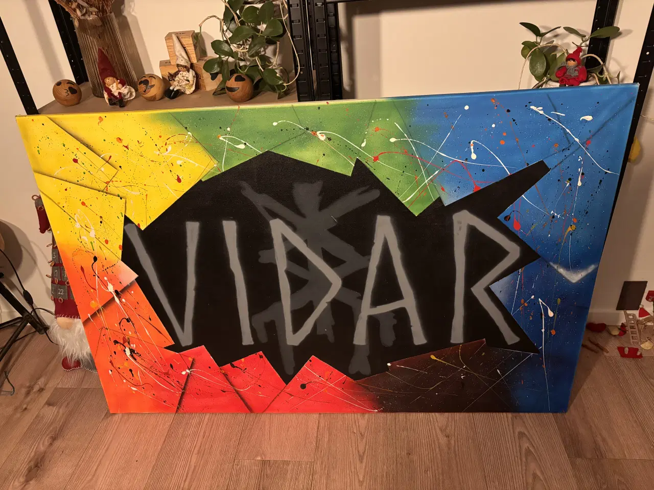 Billede 2 - Fede VIDAR malerier 150x100 cm