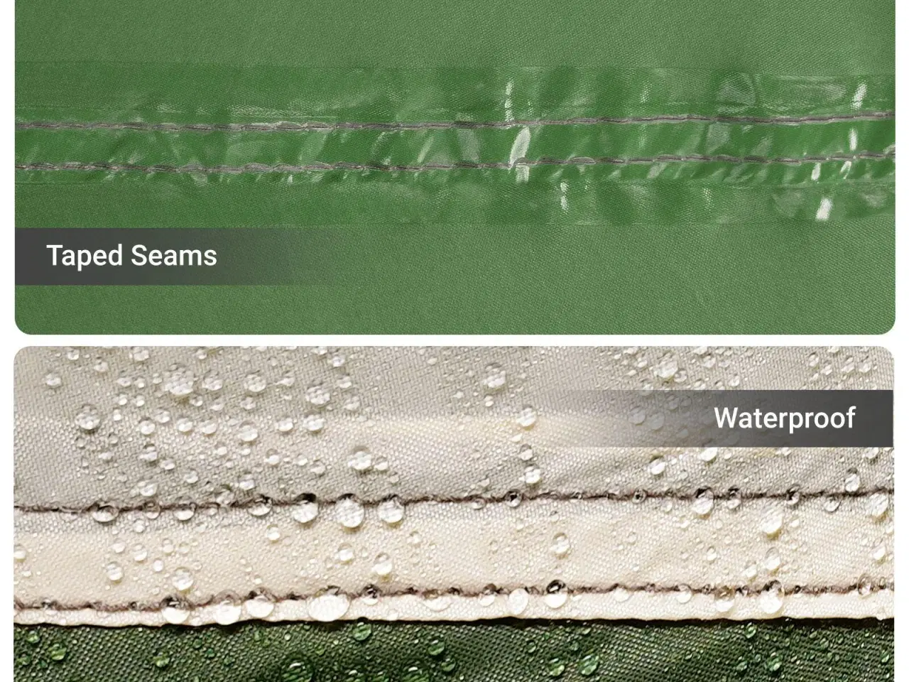 Billede 8 - Telte med tag med luftventil Grøn 620 x 322 x 240 cm Polyester