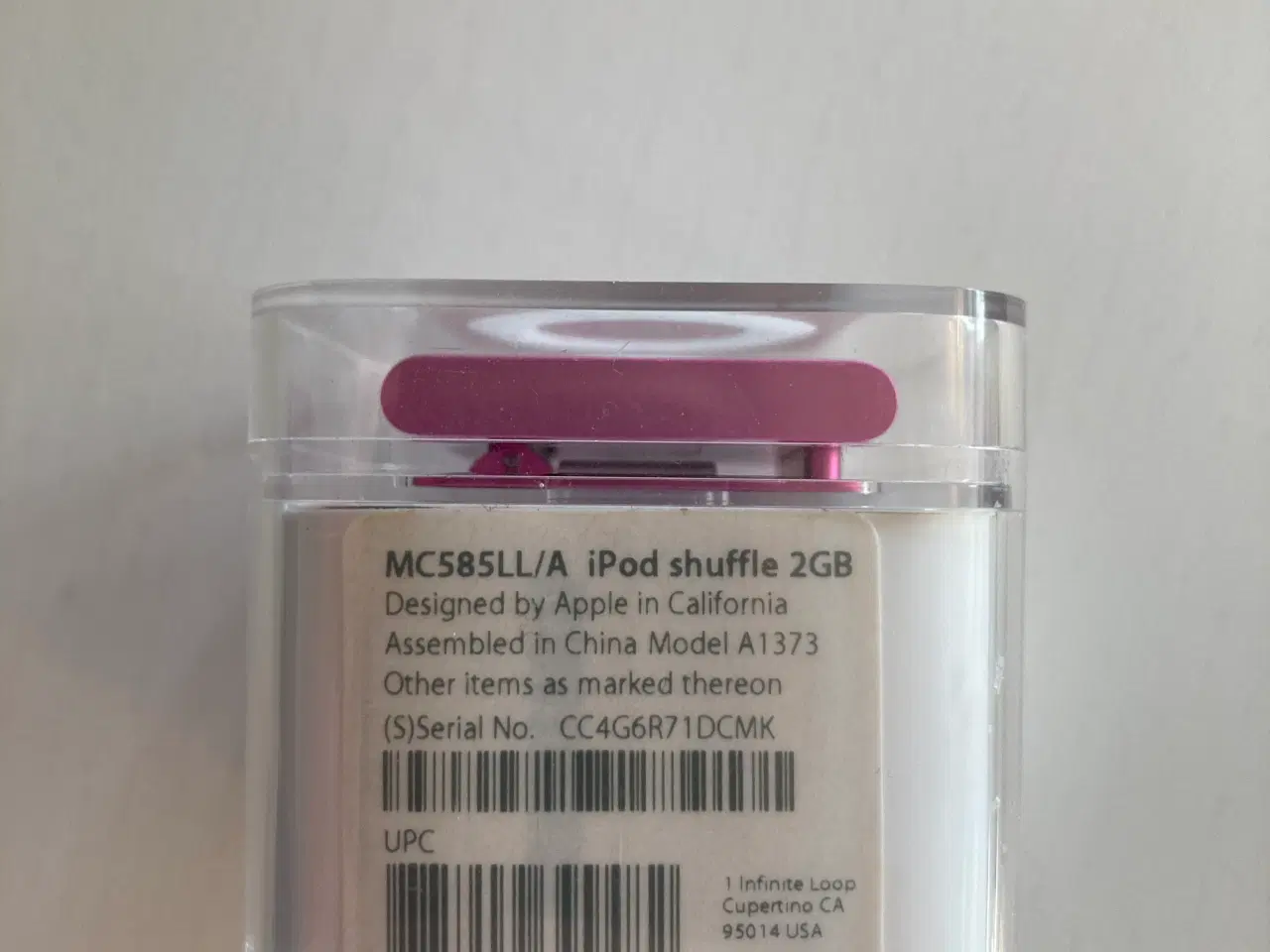 Billede 1 - Ipod shuffle 2gb – pink 4.gen