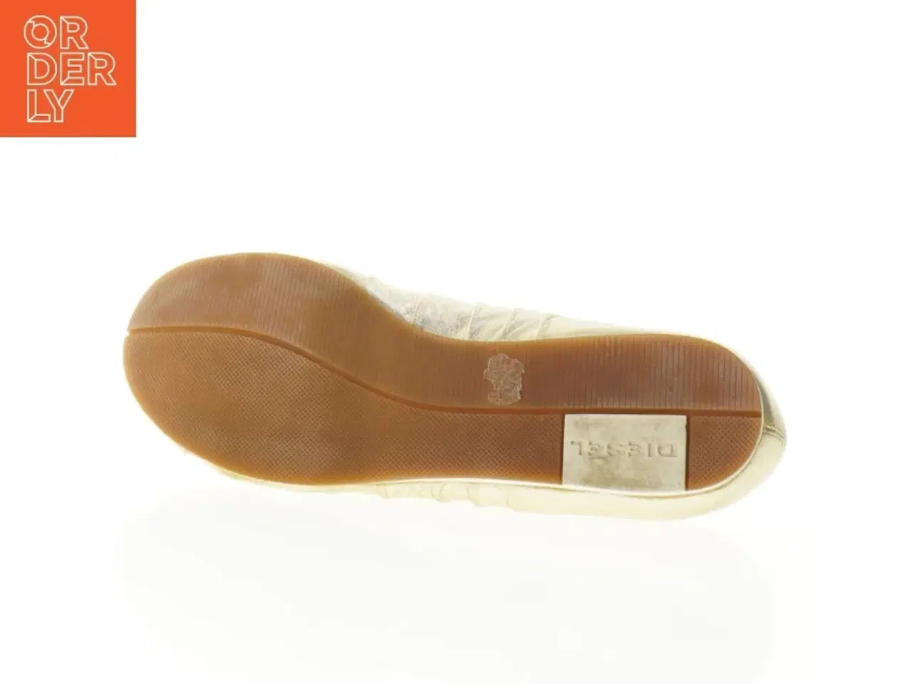 Billede 3 - Gyldne sko med bånd fra Diesel (str. 40)