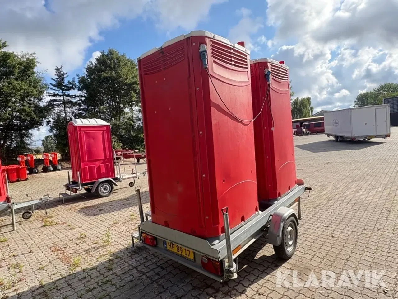 Billede 5 - Dobbelt toilet trailer Stema F 7515