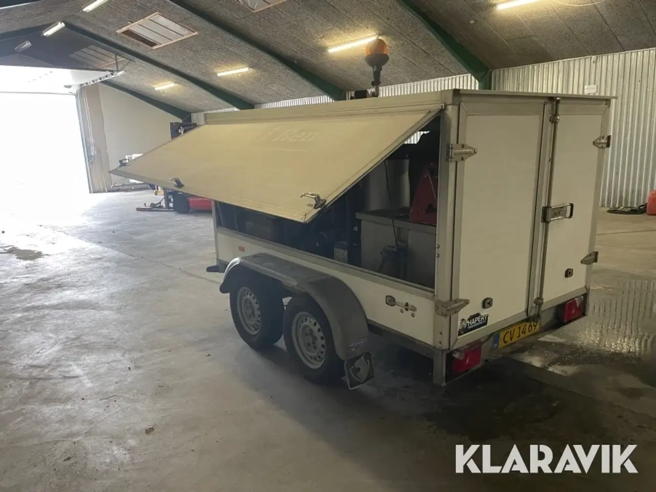 Billede 7 - Trailer med hedvandsrenser Nilfisk Alto