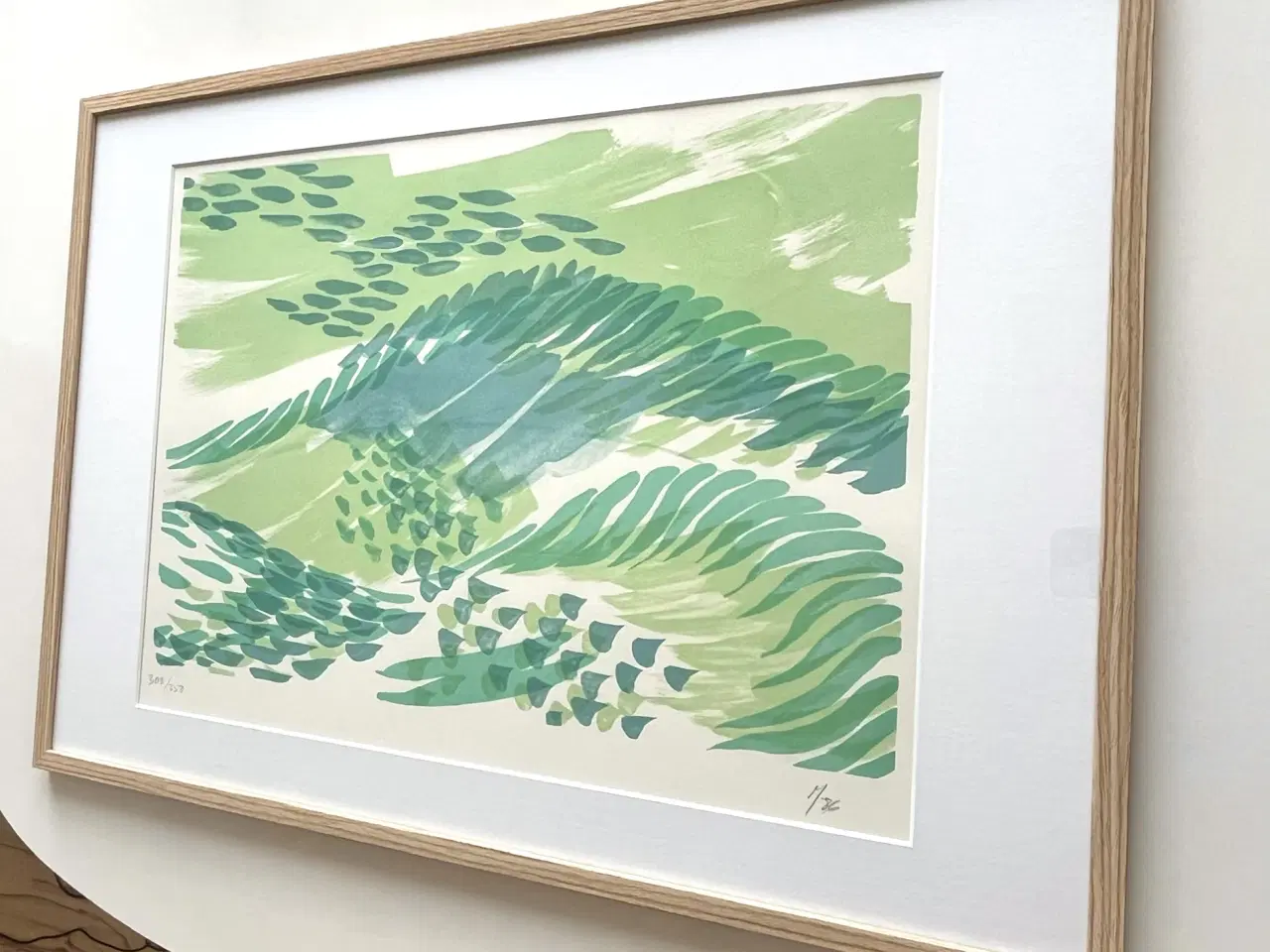 Billede 2 - H.M. Dronning Margrethe ll - Signeret Litografi