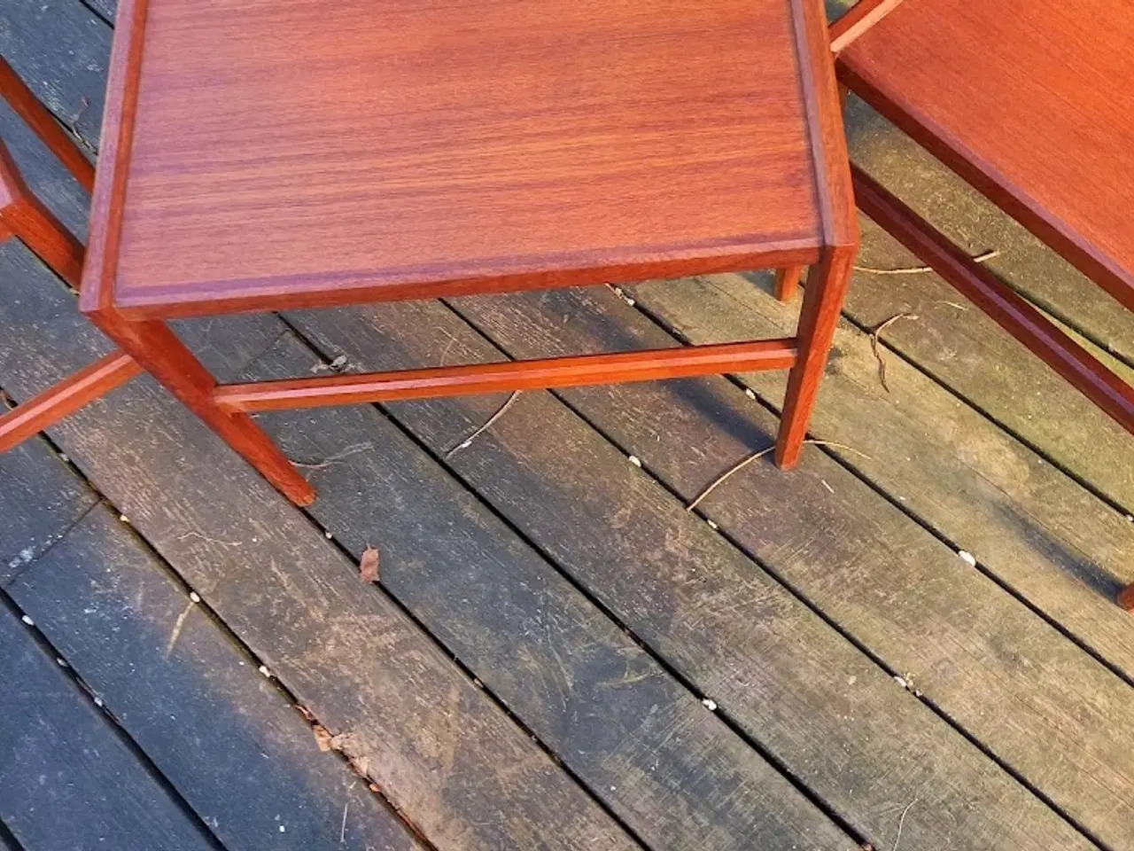 Billede 2 - Indskudsborde teak