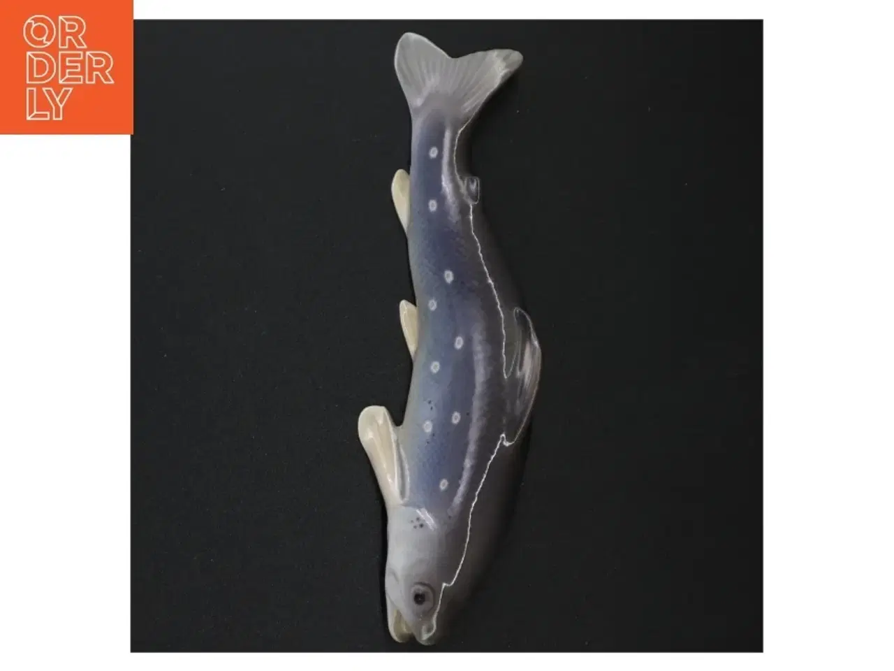 Billede 4 - Porcelænsfisk fra Bing & Grøndahl (str. 23 x 7 cm)