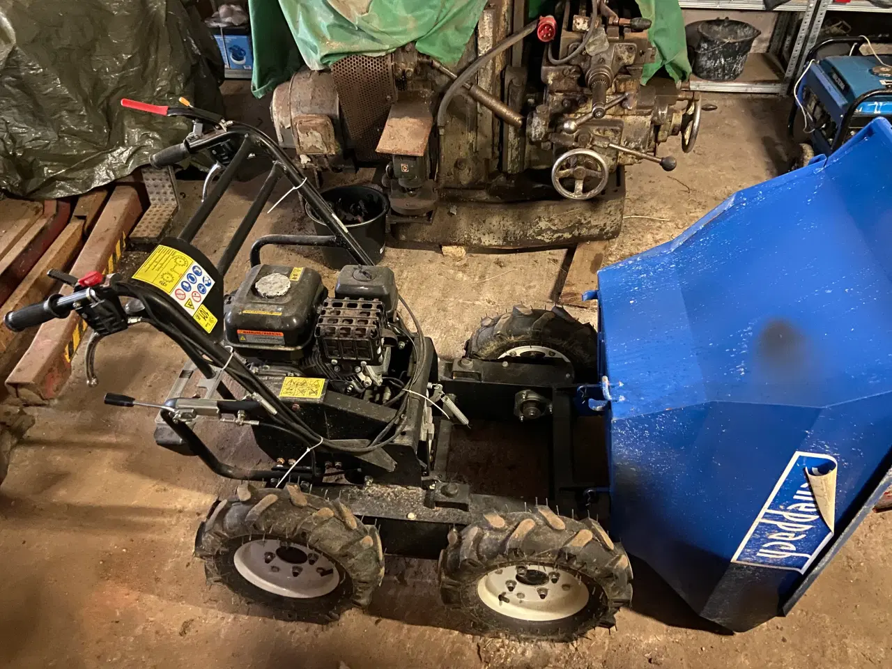 Billede 3 - Scheppach motorbør 300 kg.