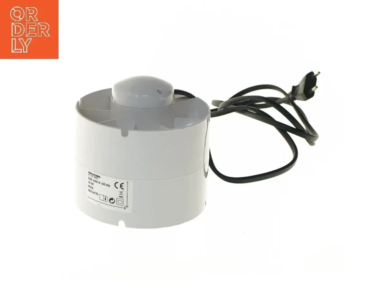 Billede 3 - Rørventilator ø125 - ventilator med ledning fra Biltema (str. ø 12,5 cm, 9 cm)