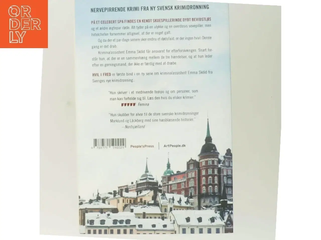 Billede 3 - Hvil i fred : krimi af Sofie Sarenbrant (Bog)