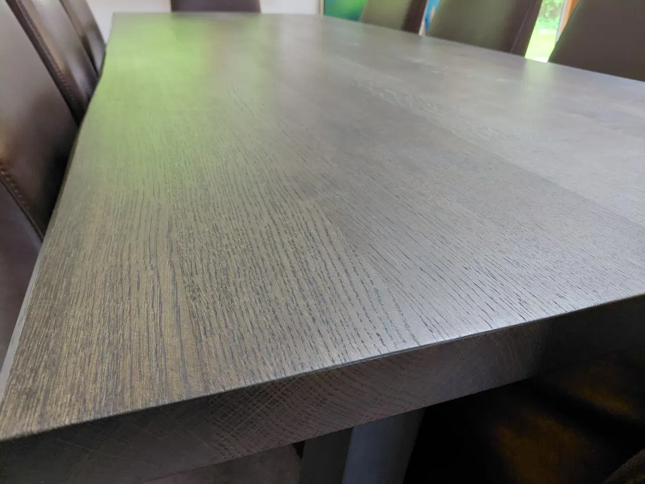 Billede 4 - Spisebord i Massivt egetræ med 8 Stressless stole