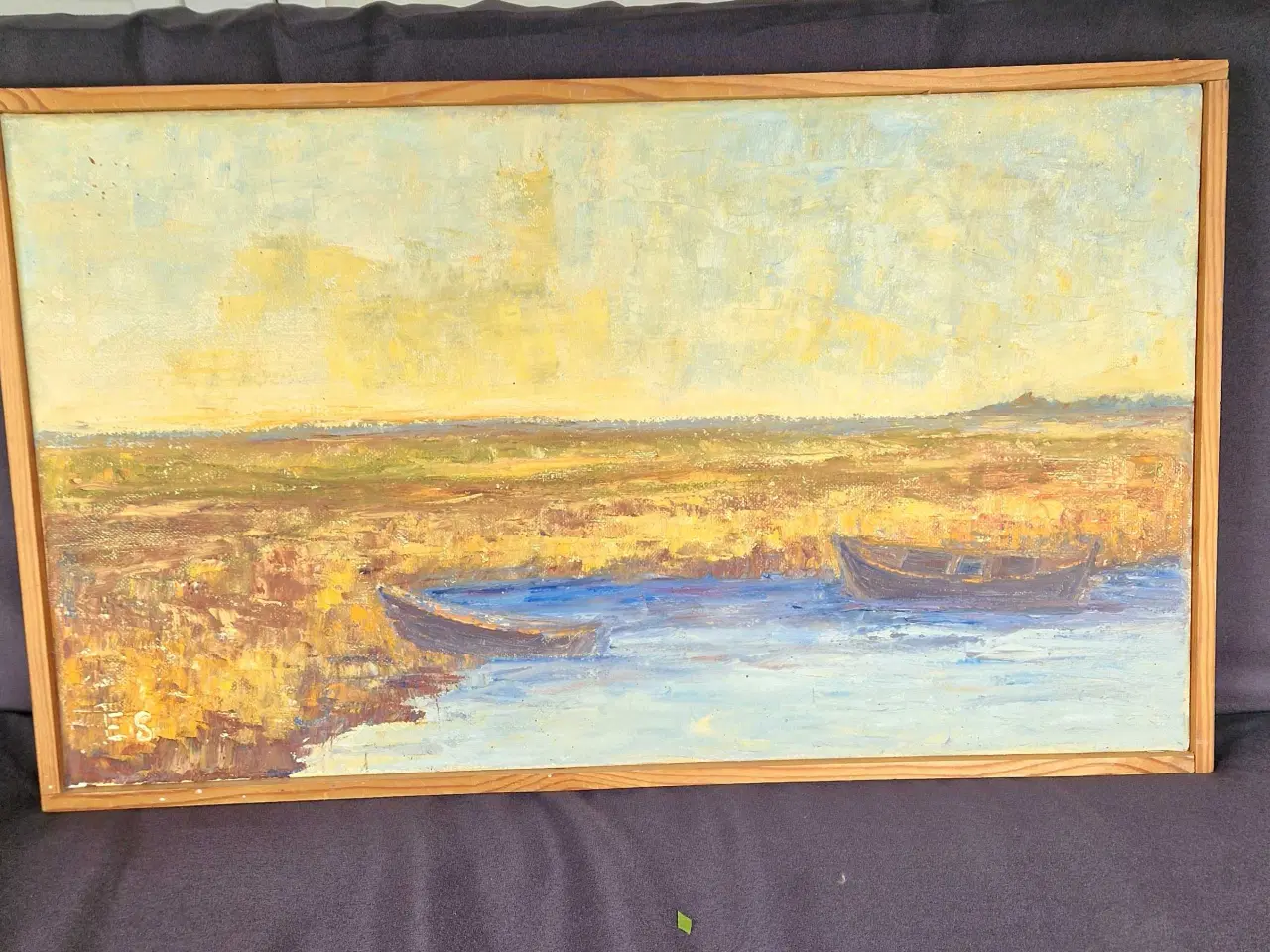 Billede 2 - Flot oliemaleri af dansk natur