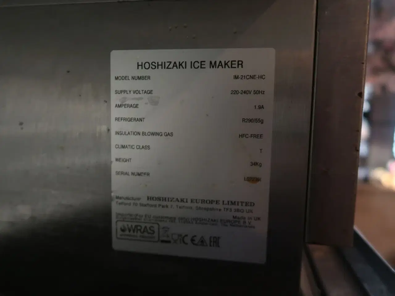 Billede 4 - Hoshizaki IM21CNE isterningmaskine