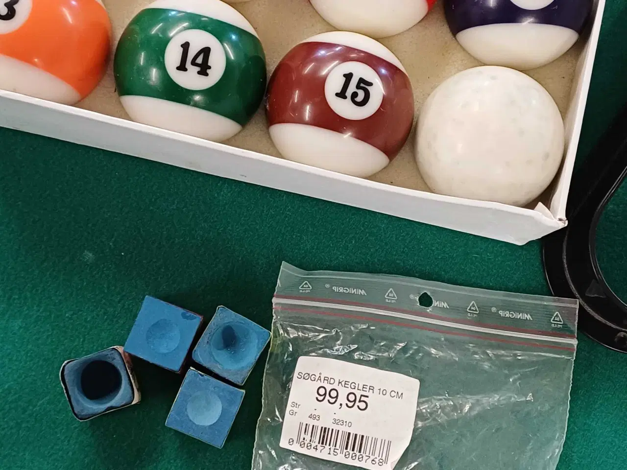 Billede 3 - Billardbord inkl. Tilbehør