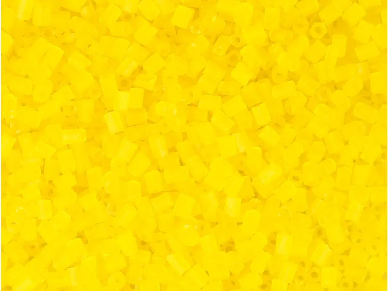 Billede 1 - Rocaiperler 2-cut, transparent gul, 25g