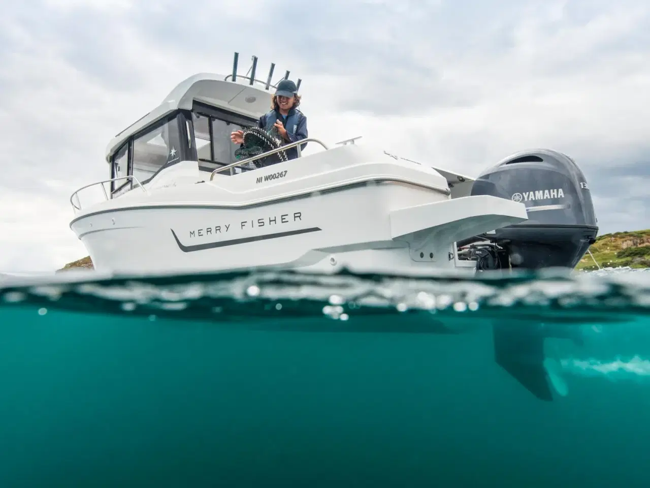 Billede 5 - Yamaha 130 HK - Fjernbetjent, Elektronisk start, Powertrim